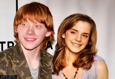 Emma Watson et Rupert Grint